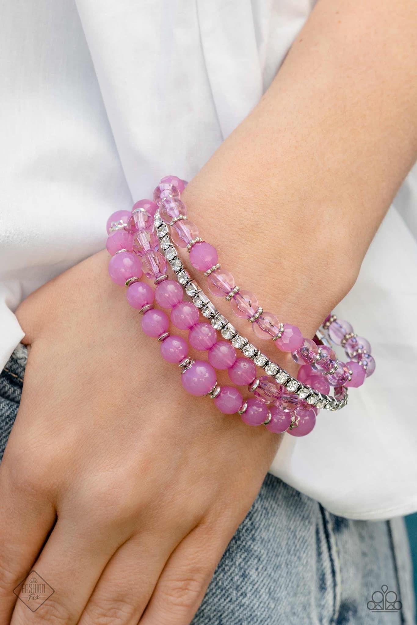 Paparazzi Accessories Glimpses of Malibu: March 2023 FF Featuring playful styles accented with fun pops of color, the Glimpses of Malibu Collection is an endearing assortment of cheerful and whimsical laid-back fashion. From the bubbly outgoing socialite