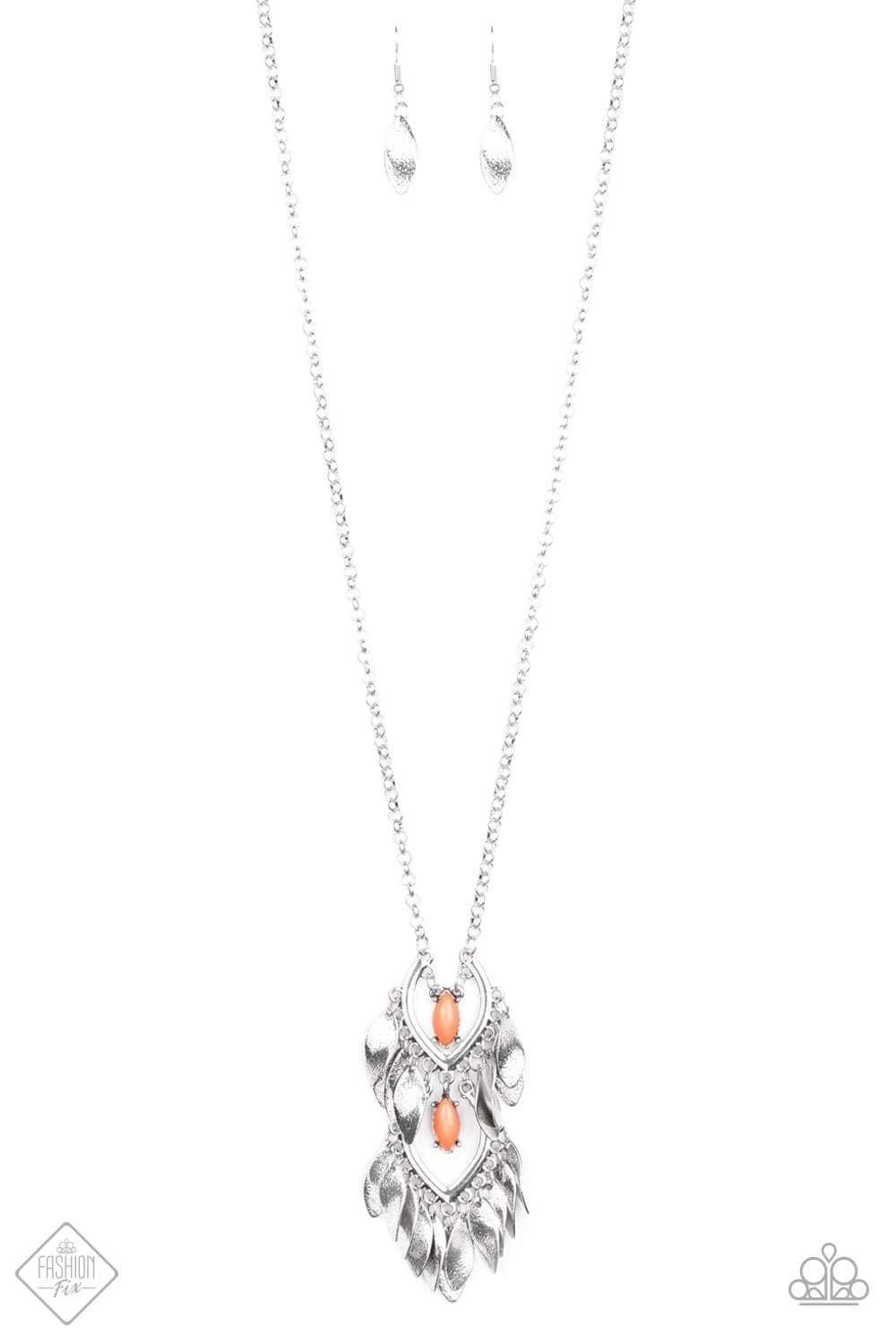 Paparazzi Accessories Sunset Sightings: FF April 2020 Trendsetters are sure to gravitate towards the accessories found in the Sunset Sightings collection. Featuring more drastic designs, bold colors, and funky combinations found outside the box, the piece