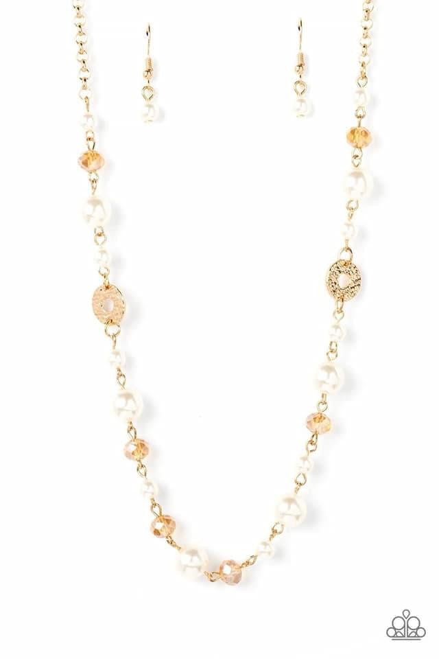 Paparazzi Accessories Traditional Transcendence - Gold FF January 2023 Exclusive Jewelry