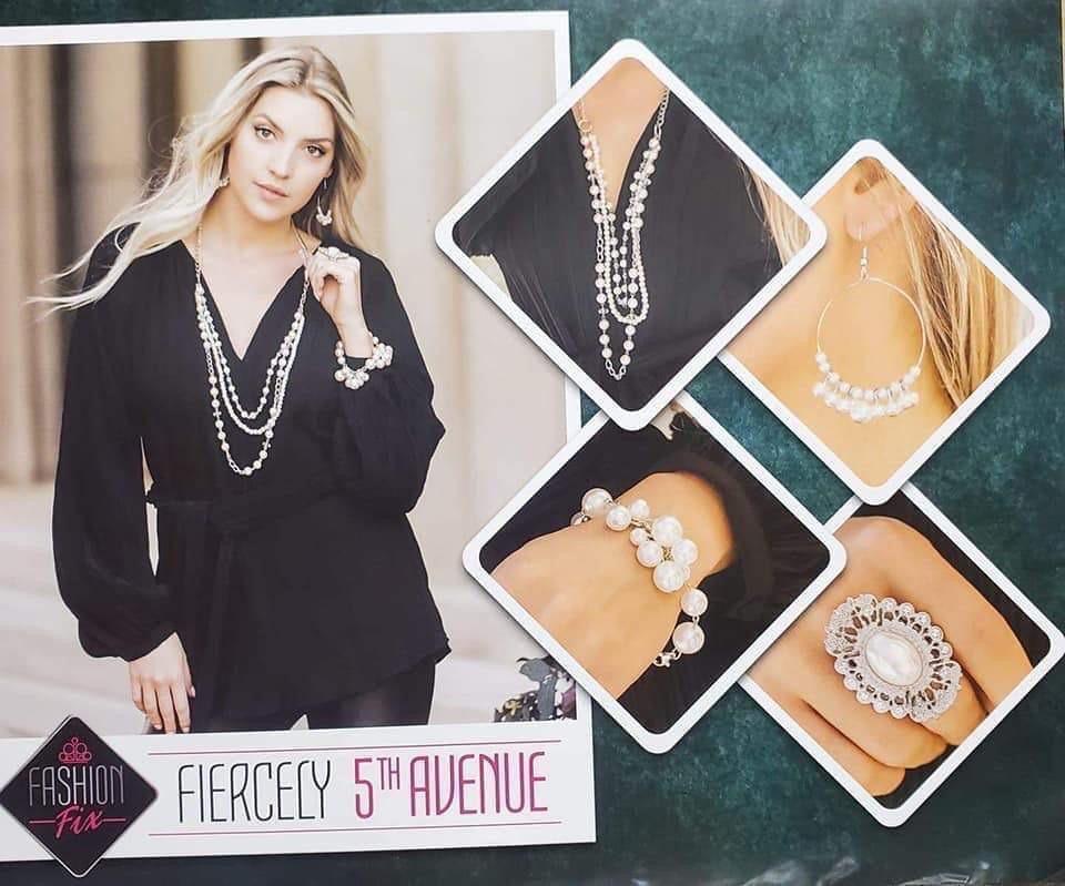 Paparazzi Accessories Fiercely 5th Avenue: FF: November 2019 The styles featured in the Fiercely 5th Avenue collection are exactly what you would expect with a name like that: Sleek, classy, metallic designs that you’d find on the streets of New York. The