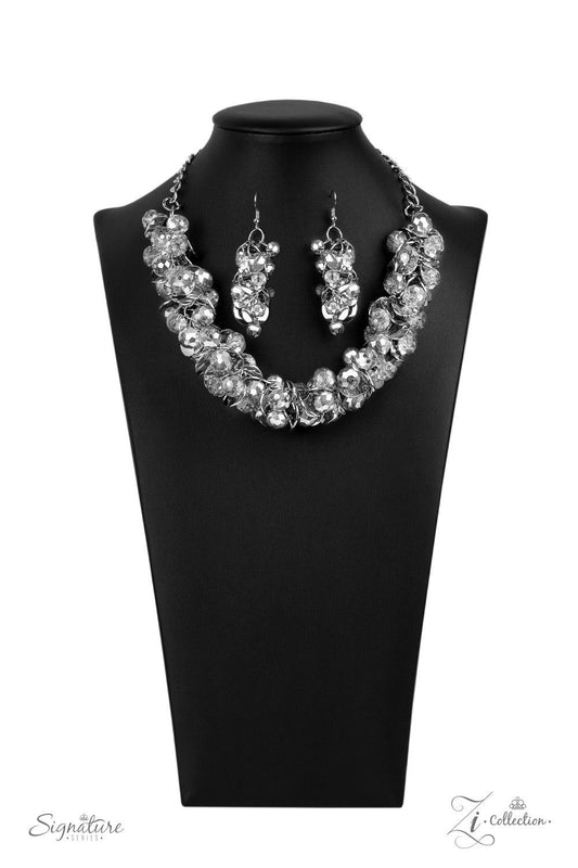 Paparazzi Accessories The Haydee 💗💗ZiCollection $25💗💗 A brazen collection of metallic dipped crystal-like beads and delicately bent silver discs boldly cluster into a fearless fringe below the collar. The exaggerated display of jam-packed sparkle take