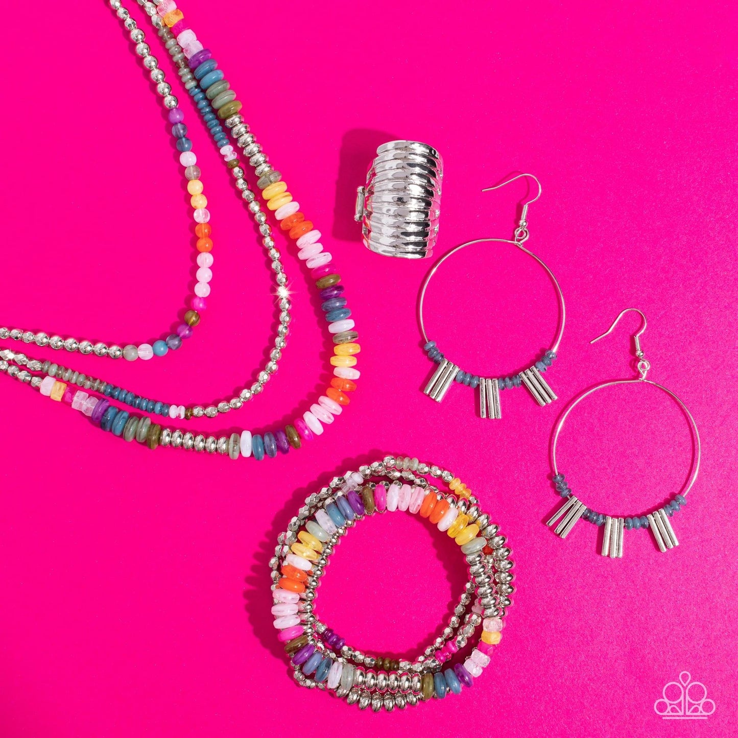 Paparazzi Accessories Sunset Sitings: FF October 2022 Fueled by abstract designs and funky combinations of the most daring trends, the Sunset Sightings Collection features audacious, outside-the-box fashion. Sunset Sightings fashionistas celebrate individ