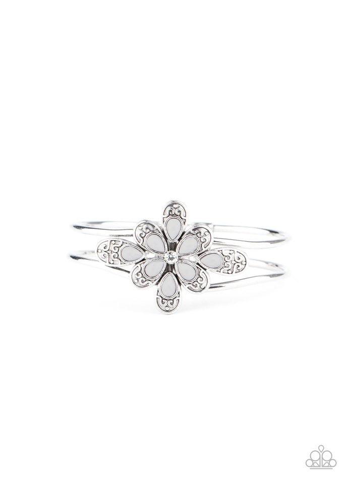Go With The FLORALS ~Silver - Beautifully Blinged