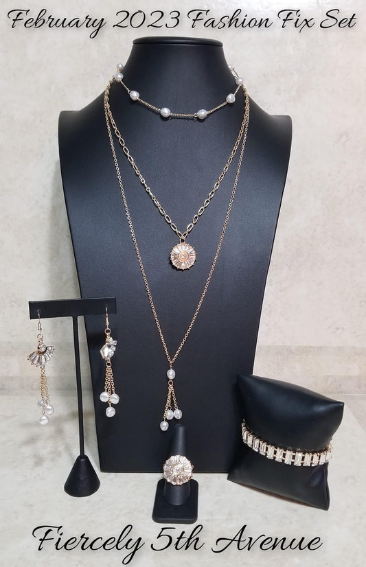 Paparazzi Accessories Fiercely 5th Avenue: February 2023 Timeless and classic yet sophisticated and versatile, the Fiercely 5th Avenue Collection features elegant designs and traditional metal finishes. Never one to shy away from a bit of sparkle, the Fie
