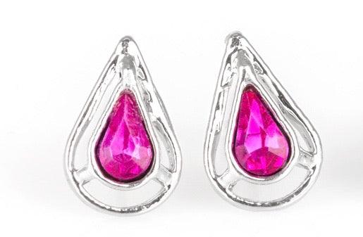 Paparazzi Accessories Starlet Shimmer Earrings: #4 - Pink Jewelry