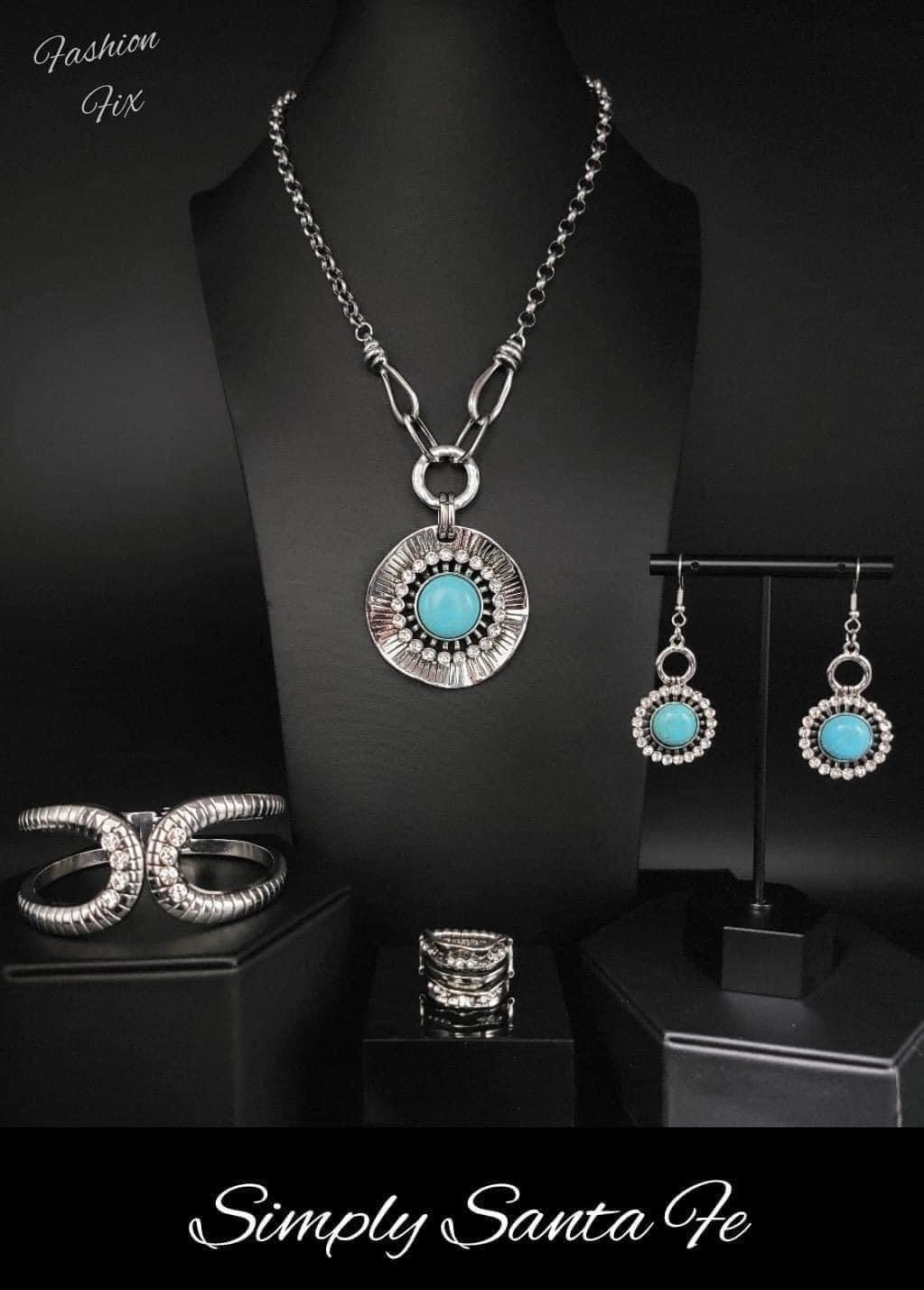 Paparazzi Accessories Simply Santa Fe: July 2022 FF Authentic designs and handcrafted pieces are staples of the Simply Santa Fe Collection. Featuring patterns and elements inspired by nature, these earthy designs tend to have a little more detail. Those f
