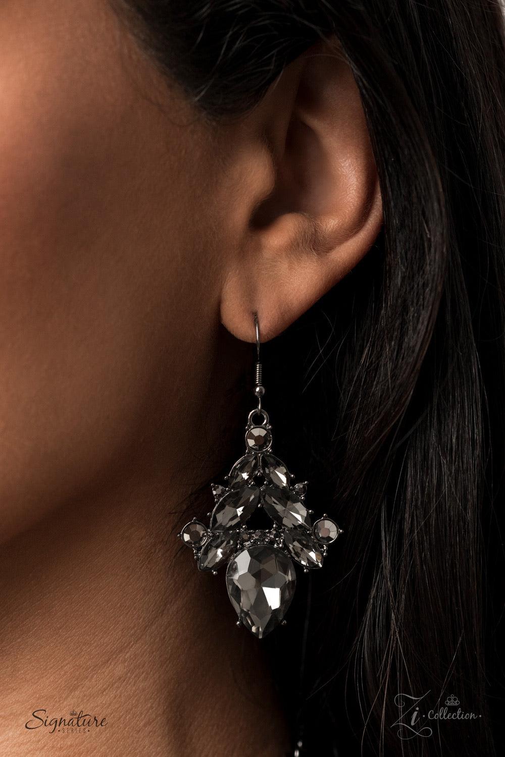 Paparazzi Accessories The Tina 💗💗ZiCollection $25💗💗 An infinite display of smoky marquise cut rhinestones and dazzling hematite rhinestones meticulously join into three dramatically dazzling frames below the collar. Attached to classic gunmetal chains