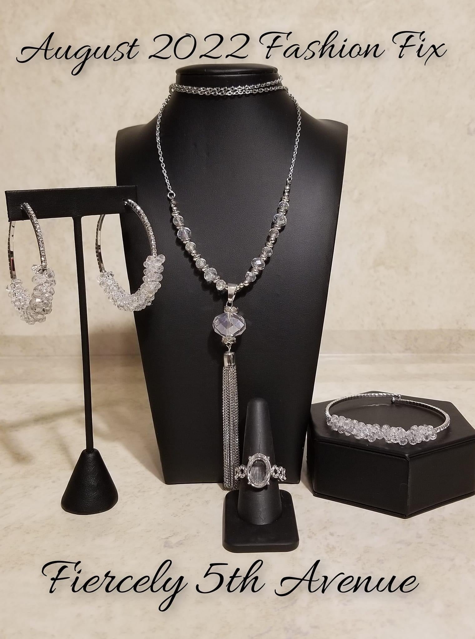 Paparazzi Accessories Fiercely 5th Avenue: FF August 2022 Timeless and classic yet sophisticated and versatile, the Fiercely 5th Avenue Collection features elegant designs and traditional metal finishes. Never one to shy away from a bit of sparkle, the Fi