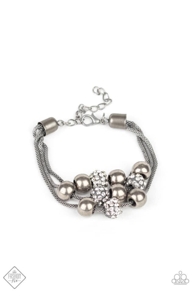 Paparazzi Accessories Magnificent Musings: FF February 2020 Inspired by the magnificent Mile in Chicago, the Magnificent Musings trend blend mixes classic trends with urban elements giving it an industrial vibe. The four piece set includes one of each acc